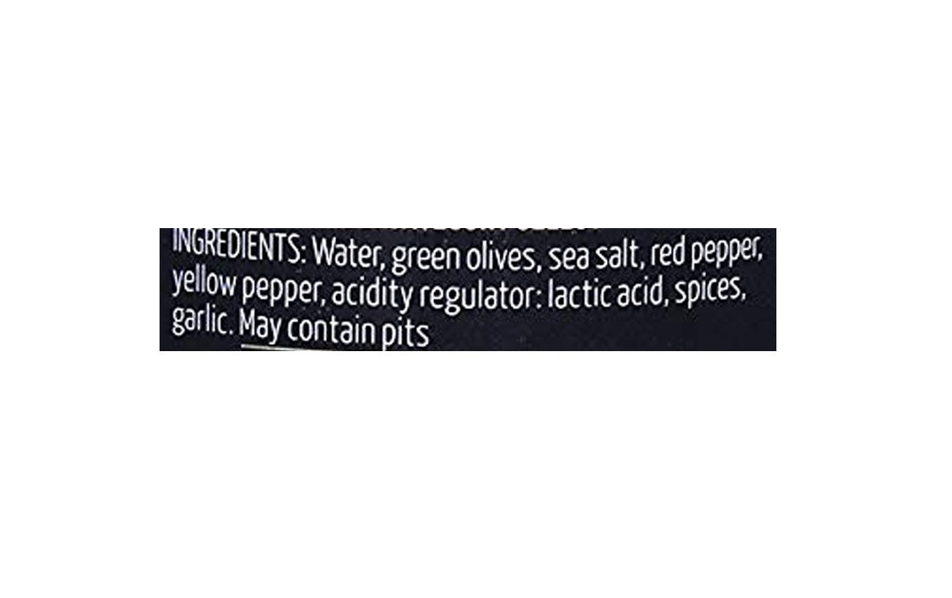 Fragata Spanish Pitted Green Olives, Seasoned with Provenzal Herbs   Glass Jar  330 grams